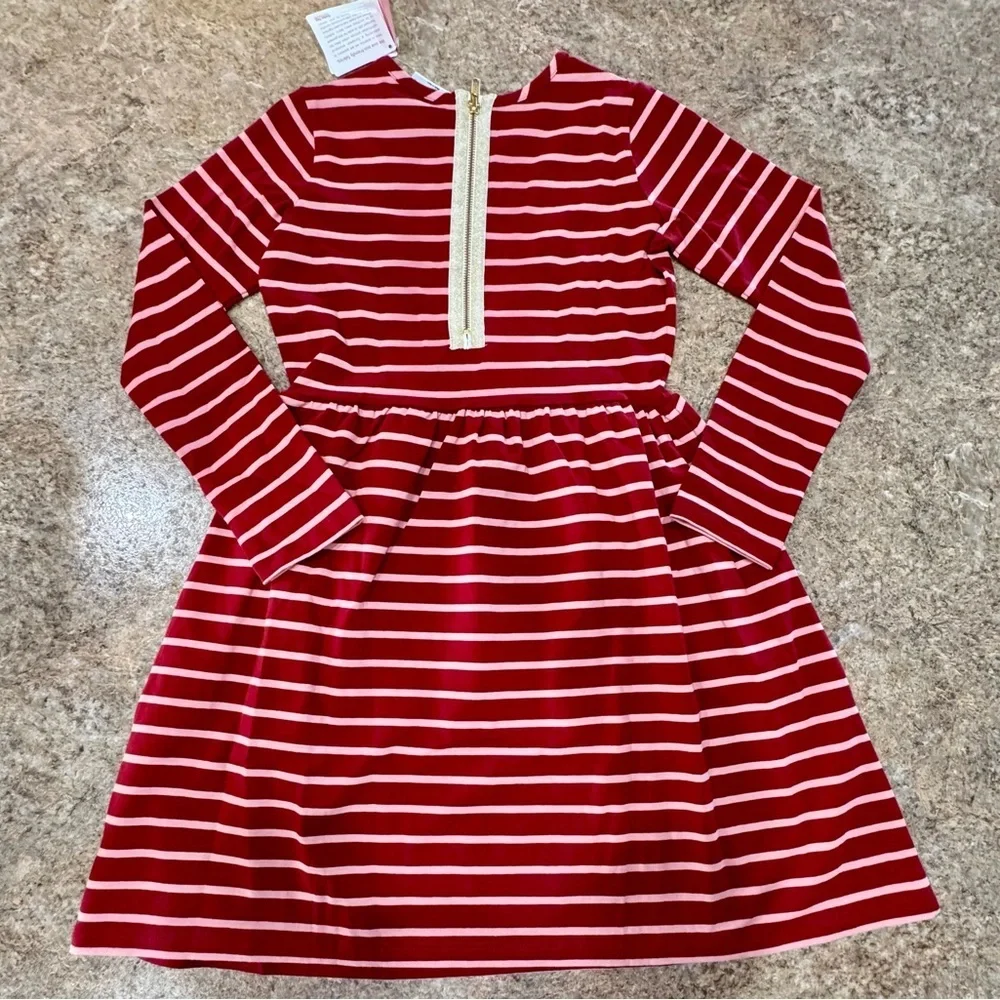 New Hanna Andersson Girls Long Sleeve Dress - Size 140 (US 10)